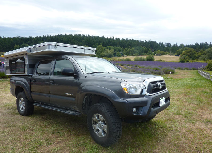 Slide in camper for toyota tacoma double cab