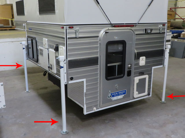 Four Wheel Campers Swift Pop-Up (5.0' Shorter Bed)- Main ... trailer wiring 110v 